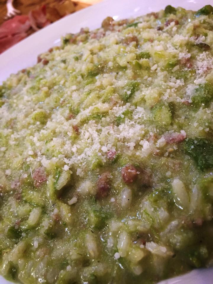asparagus and sausage risotto